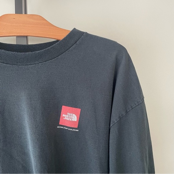 Vintage The North Face Kilimanjaro Tanzania Long Sleeve Tshirt Tee Mens XL - Picture 4 of 11